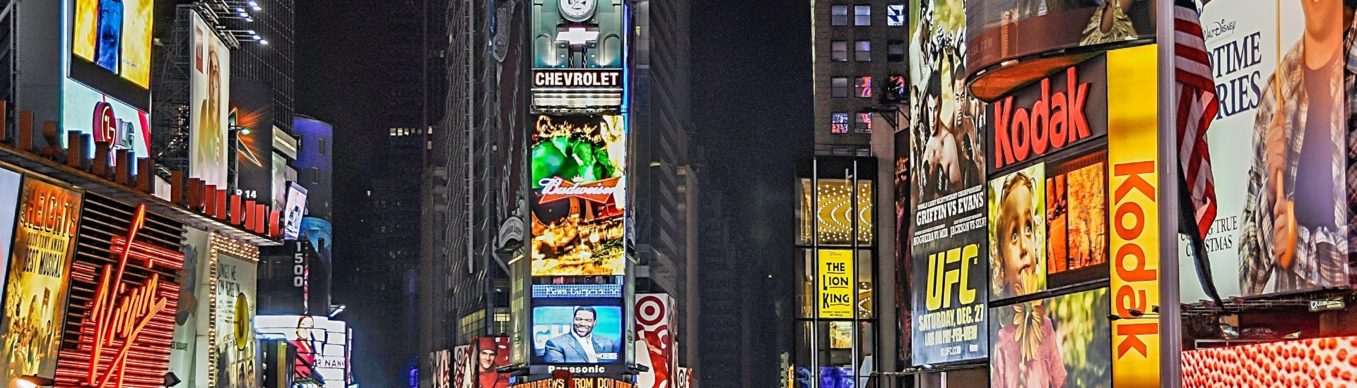 Times Square Werbetafel
